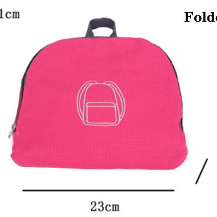 30L Ultra Lightweight Foldable Waterproof Backpack Travel Camping Hiking Outdoor Sports Bag - Purple