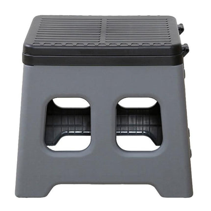 Portable Folding Toilet for Camping & Travel - Grey