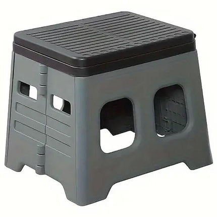 Portable Folding Toilet for Camping & Travel - Grey