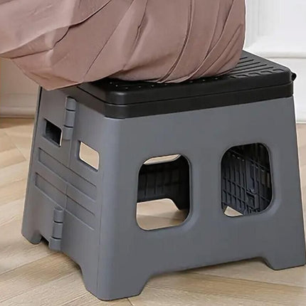 Portable Folding Toilet for Camping & Travel - Grey