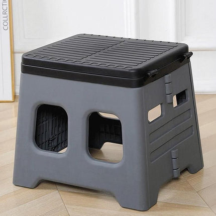 Portable Folding Toilet for Camping & Travel - Grey