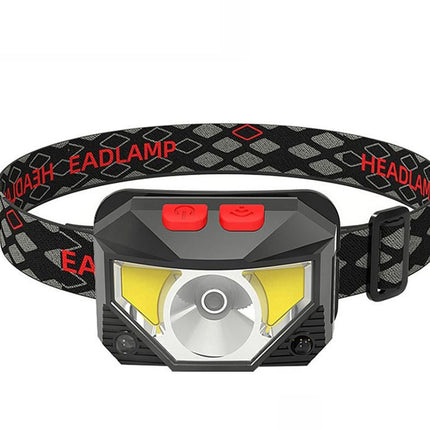 Rechargeable Motion Sensor LED Headlamp Head Torch Headlight