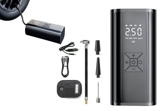 Electric Car Air Pump with Digital Display V1308-DSZKI-29
