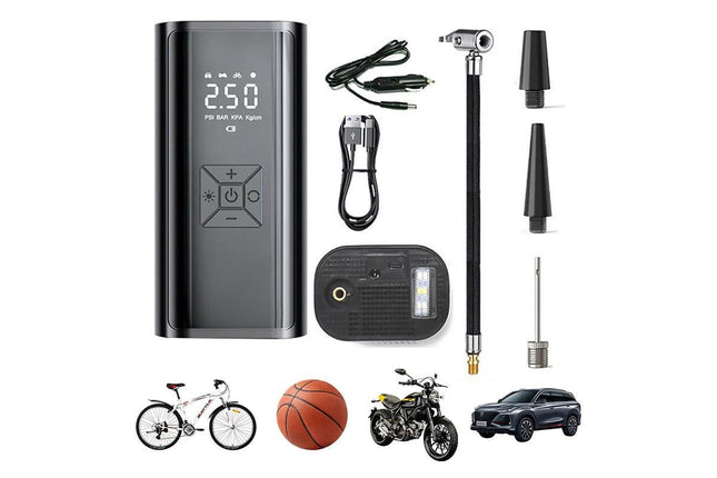 Electric Car Air Pump with Digital Display – product detail