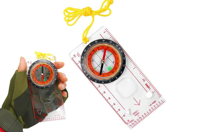 Professional Compass with Map Scale Multifunctional Baseplate V1308-DSZKI-30
