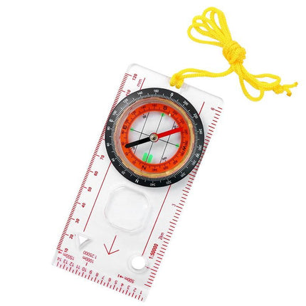 Professional Compass with Map Scale Multifunctional Baseplate