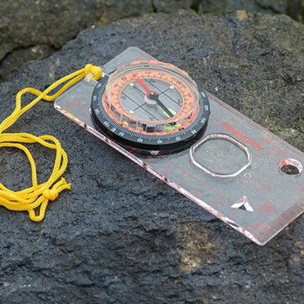 Professional Compass with Map Scale Multifunctional Baseplate
