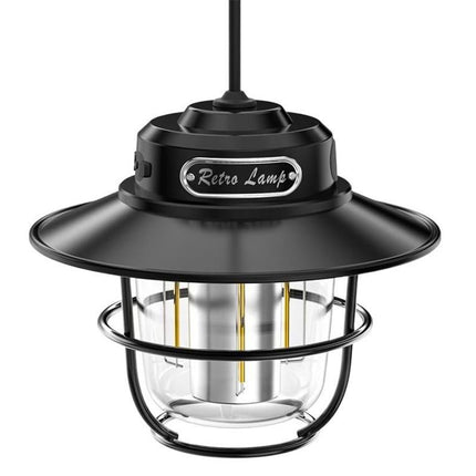 Portable Camping Light Waterproof LED Tent Lantern Rechargeable Outdoor Hanging Lamp
