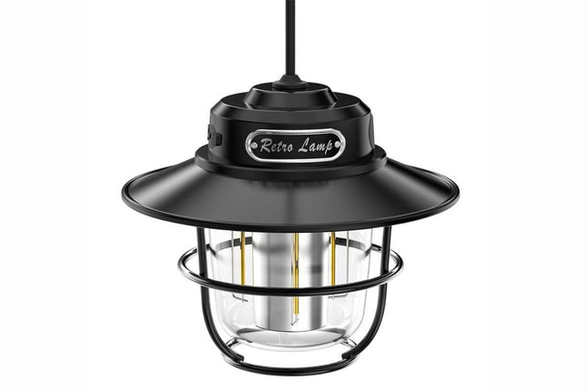 Portable Camping Light Waterproof LED Tent Lantern Rechargeable Outdoor Hanging Lamp V1308-DSZKI-31