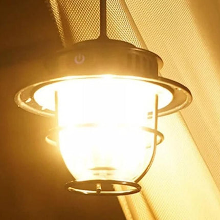 Portable Camping Light Waterproof LED Tent Lantern Rechargeable Outdoor Hanging Lamp
