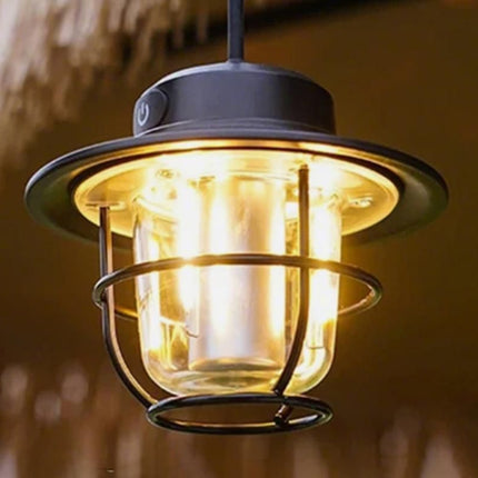 Portable Camping Light Waterproof LED Tent Lantern Rechargeable Outdoor Hanging Lamp