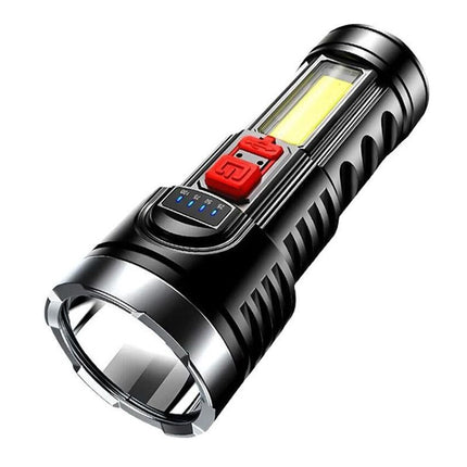 Super Bright Torch 6 Led Flashlight USB Rechargeable Tactical light