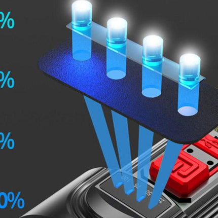 Super Bright Torch 6 Led Flashlight USB Rechargeable Tactical light