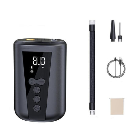 Electric Ball Pump with LCD Display Preset Pressure for Basketball Soccer
