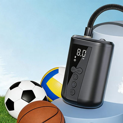 Electric Ball Pump with LCD Display Preset Pressure for Basketball Soccer