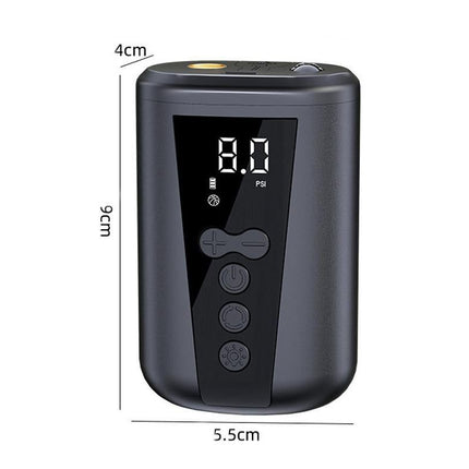 Electric Ball Pump with LCD Display Preset Pressure for Basketball Soccer