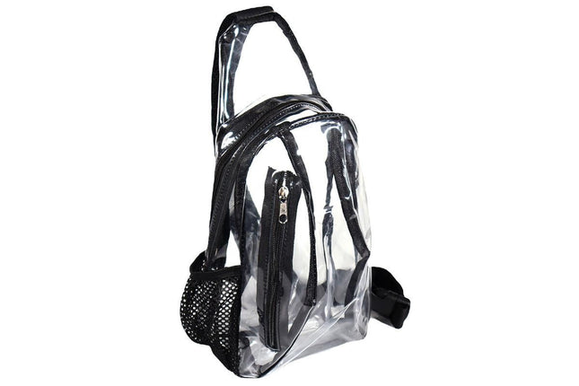 Clear Sling Bag PVC Crossbody Bag for Stadium Events Concerts and Hiking – product detail