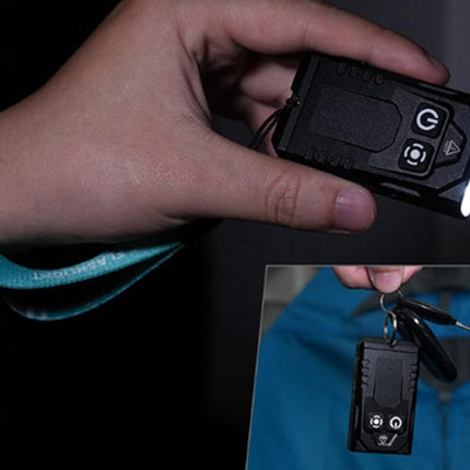 Aluminum Alloy Portable Mini Flashlight with 365nm UV Light and RGB Side Lamp