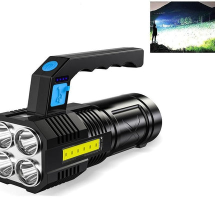 LED Flashlight Rechargeable Portable Light for Outdoor Camping Hiking Super Brightest Flashlights Emergency Flashlight