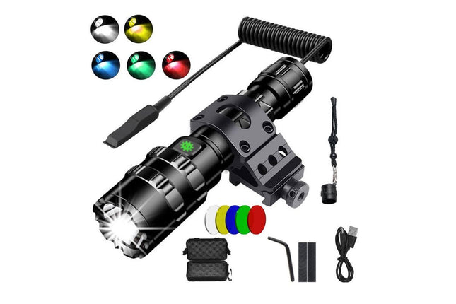 Rechargeable Flashlights High Lumens Flashlight Powerful Tactical Flashlights Flashlight for Emergency