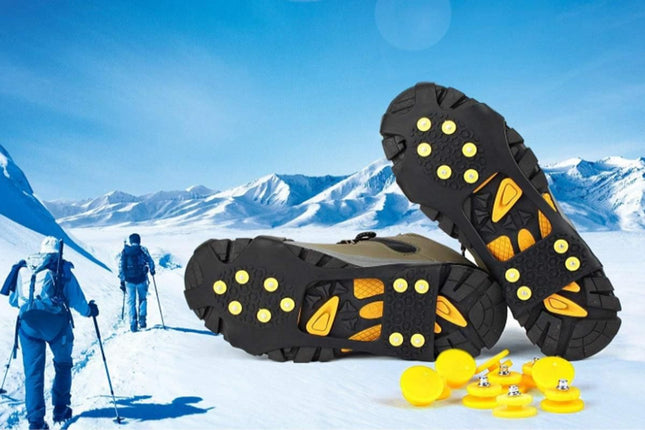 Ice Cleats Crampons Snow Shoe Spikes Grips Anti-Slip for Shoes Boots -L – product detail