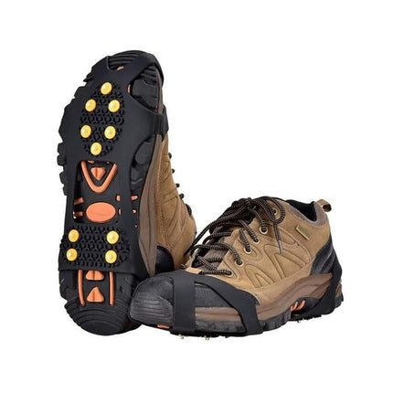 Ice Cleats Crampons Snow Shoe Spikes Grips Anti-Slip for Shoes Boots -L