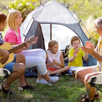 Compact Folding Chair Portable Camping Chair for Outdoor Activities - Beige