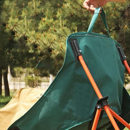 Compact Folding Chair Portable Camping Chair for Outdoor Activities - Green