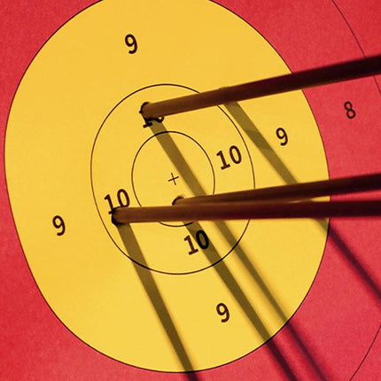 30Pcs Archery Targets Paper 10 Ring Bow Arrow Targets Face