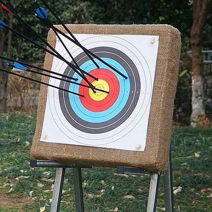 30Pcs Archery Targets Paper 10 Ring Bow Arrow Targets Face