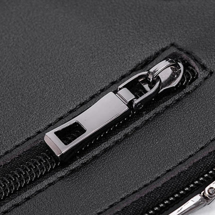 Outdoor Double Shoulder Armpit Bag with Multiple Pockets - Black