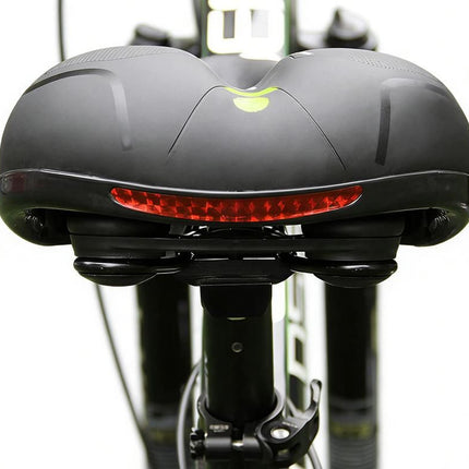 Air Cushion Shock Absorbing Mountain Bike Saddle Seat - Yellow