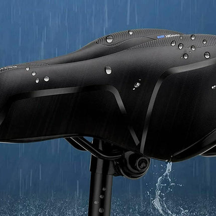 Air Cushion Shock Absorbing Mountain Bike Saddle Seat - Blue