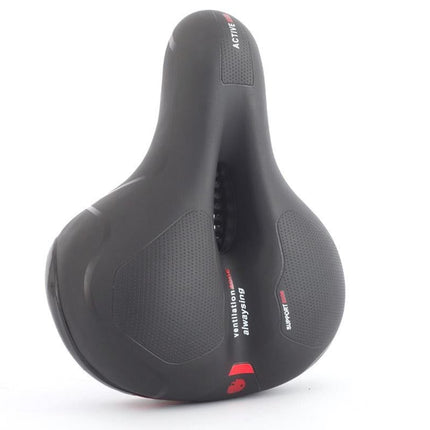 Air Cushion Shock Absorbing Mountain Bike Saddle Seat - Red