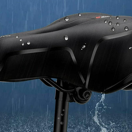 Air Cushion Shock Absorbing Mountain Bike Saddle Seat - Red