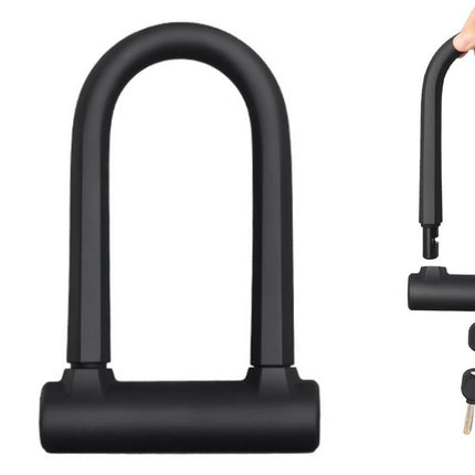 Heavy Duty Anti Theft Bike Lock U-Lock with Keys