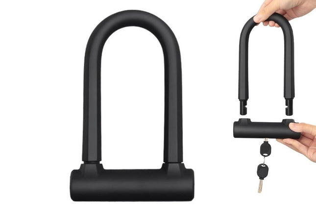 Heavy Duty Anti Theft Bike Lock U-Lock with Keys V1308-DSZKI-57