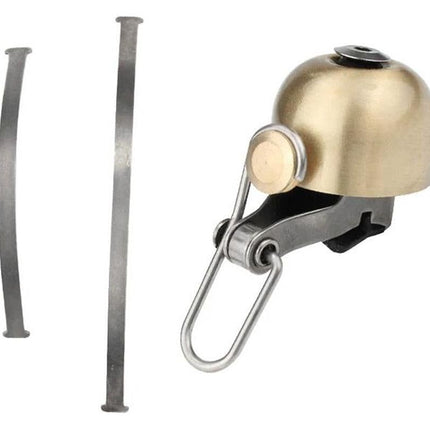 Bike Bell Classic Bicycle Bell Bike Ring Bell Loud Sound Bells for Road Mountain Bike Handlebars -Gold