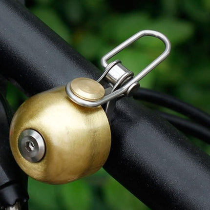 Bike Bell Classic Bicycle Bell Bike Ring Bell Loud Sound Bells for Road Mountain Bike Handlebars -Gold
