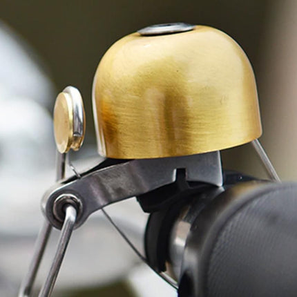 Bike Bell Classic Bicycle Bell Bike Ring Bell Loud Sound Bells for Road Mountain Bike Handlebars -Gold