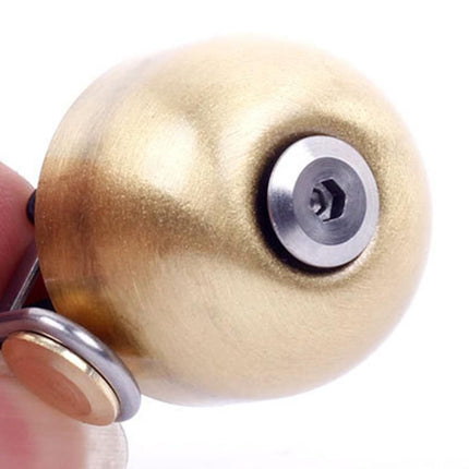 Bike Bell Classic Bicycle Bell Bike Ring Bell Loud Sound Bells for Road Mountain Bike Handlebars -Gold