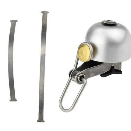 Bike Bell Classic Bicycle Bell Bike Ring Bell Loud Sound Bells for Road Mountain Bike Handlebars -Silver