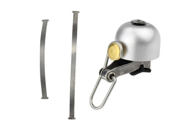 Bike Bell Classic Bicycle Bell Bike Ring Bell Loud Sound Bells for Road Mountain Bike Handlebars -Silver – product detail
