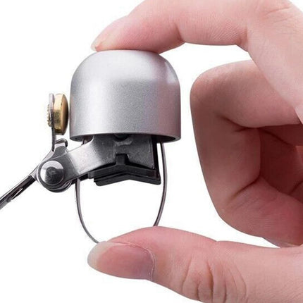 Bike Bell Classic Bicycle Bell Bike Ring Bell Loud Sound Bells for Road Mountain Bike Handlebars -Silver