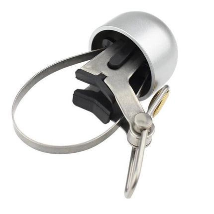 Bike Bell Classic Bicycle Bell Bike Ring Bell Loud Sound Bells for Road Mountain Bike Handlebars -Silver
