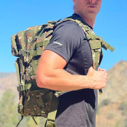 30L Military Backpack Tactical Hiking Camping Bag Rucksack for Outdoor Trek Travel -Green