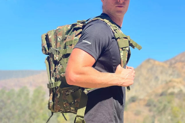 30L Military Backpack Tactical Hiking Camping Bag Rucksack for Outdoor Trek Travel -Green – product detail