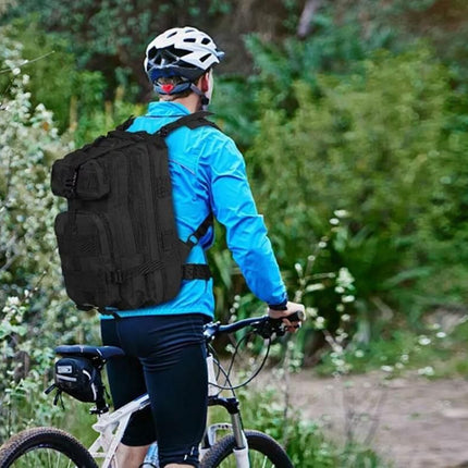 30L Military Backpack Tactical Hiking Camping Bag Rucksack for Outdoor Trek Travel -Black