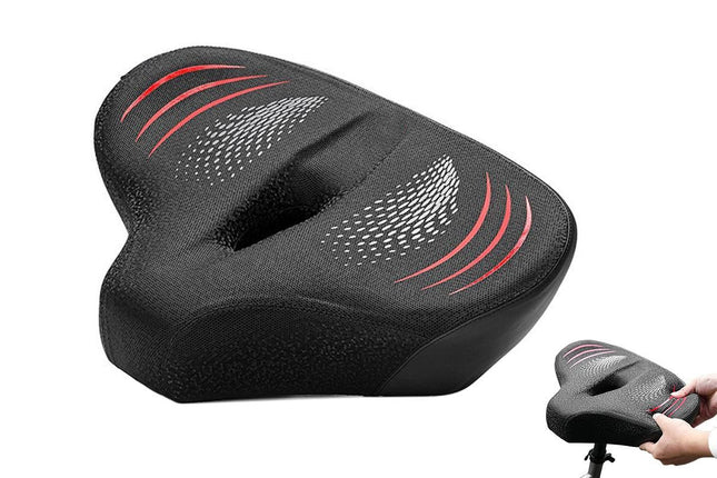 Noseless Bike Seat Cushion for Men & Women Comfortable Saddle for Peloton Bikes Exercise Bikes
