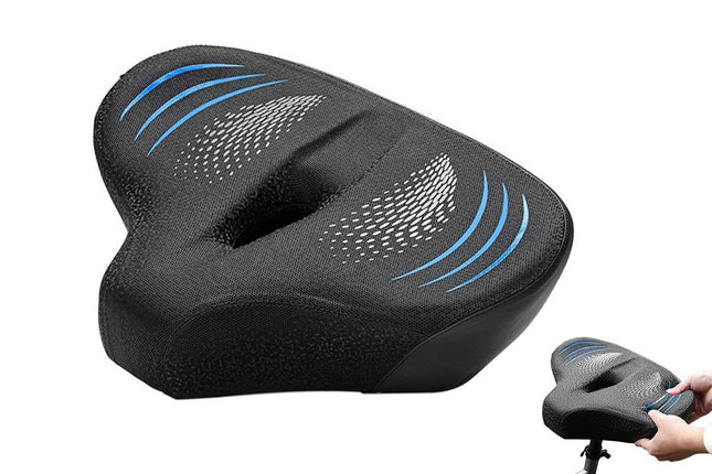 Noseless Bike Seat Cushion for Men & Women Comfortable Saddle for Peloton Bikes Exercise Bikes